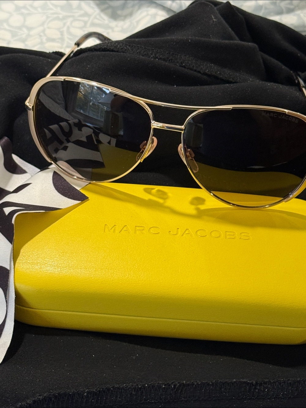 Marc Jacobs Aviator Sunglasses.
